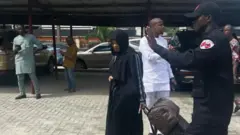 Bobrisky leaving di court premise
