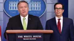 Mike Pompeo y Steven Mnuchin