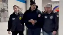 Мадуро Нью-Йоркко жеткирилген учур.