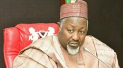 Hoton Ministan tsaron Najeriya Mohammed Badaru Abubakar