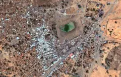 Ishusho y'umujyi wa el-Fasher wahindutse isibaniro hagati ya RSF n'ingabo za leta mu mezi agera kuri 18 ashize