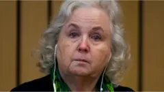 Nancy Crampton Brophy en el juicio.