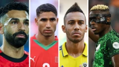 Salah, Hakimi, Aubameyang and Osihmen