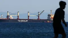 سفينى ترسو مي ميناء في أوكرانيا