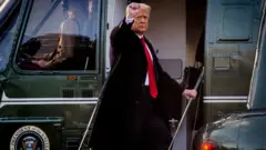 Trump, Joe Biden'ın yemin törenine katılmayarak Florida'daki konutuna geçmişti