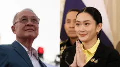 Ông Chaikasem Nitisiri và bà Paetongtarn Shinawatra 