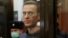 Alexei Navalny in court in Moscow, 2 February