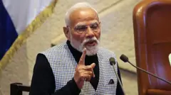 पीएम मोदी ने इसराइल पहुंचने के बाद कनेसेट को संबोधित किया है