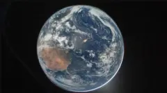 صورة للأرض من مركبة فضائية 