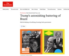 Print da reportagem da revista The Economist