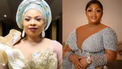 Oṣere Laide Bakare ati Eniola Badmus