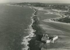 Foto de 1965 mostra praia de Natal com destaque para o Forte dos Reis Magos