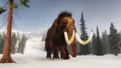 The woolly mammoth was largely extinct by 10,000 years ago