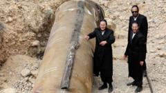  بقایای موشک پیدا شده در نزدیکی شهر عراد در جنوب اسرائیل