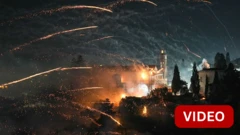 கிரேக்கம்: ஈஸ்டர் தினத்தின்போது இரு தேவாலயங்கள் இடையே நடந்த ராக்கெட் போர்