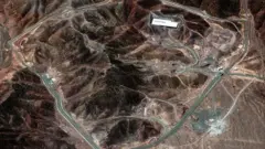 የፎርዶ የኒውክሌር ተቋም ሳተላይት ምስል