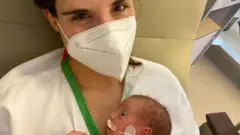 Verónica Julio junto a su hija Jacinta