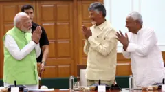 पीएम मोदी, चंद्रबाबू नायडू, नीतीश कुमार