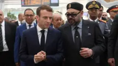 الملك المغربي والرئيس الفرنسي