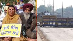 ਸਿੱਖ ਕੈਦੀਆਂ ਦੀ ਰਿਹਾਈ ਲਈ ਸ਼ੰਭੂ ਬਾਰਡਰ 'ਤੇ ਕੌਮੀ ਇਨਸਾਫ਼ ਮੋਰਚੇ ਦਾ ਮੁਜ਼ਾਹਰਾ ਹੋਇਆ ਖ਼ਤਮ