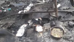 این عکس توسط شاهدان عینی برای بی‌بی‌سی فارسی ارسال شده