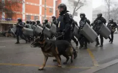 Алматы шаарында 5-январда түштөн кийин абал курчуй баштады