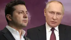 Путин и Зеленский
