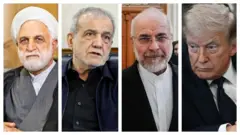 ترامپ، قالیباف، پزشکیان و اژه‌ای