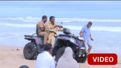 வங்கக்கடலில் உருவான சென்யார் மற்றும் திட்வா புயலால் சென்னையில் கடல் சீற்றத்துடன் காணப்படுகிறது