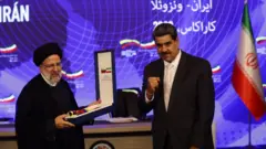 ابراهیم رئیسی و نیکلاس مادورو