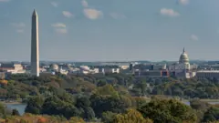 Image shows the Washington skyline