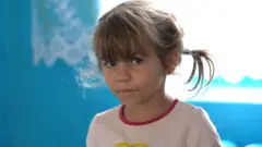 An evacuee child