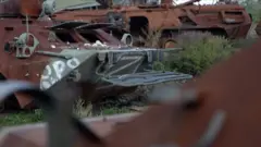 цвинтар російских танків