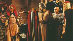 Cena do filme 'Os Dez Mandamentos'