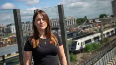 Esme rice near Stratford Station, east London