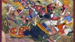 पानीपत के जंग की एक पेंटिंग