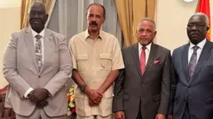 ልኡኽ ሱዳን ምስ ፕረዚደንት ኢሳይያስ