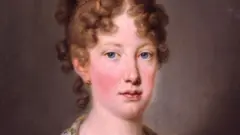 Pintura de Josef Kreutzinger, em 1815, dois anos de Leopoldina embarcar para o Brasil