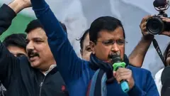 দিল্লিতে জেতার পর আম আদমি পার্টির নেতারা