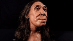 3D foto of Neanderthal model