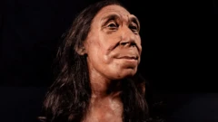 3D foto of Neanderthal model