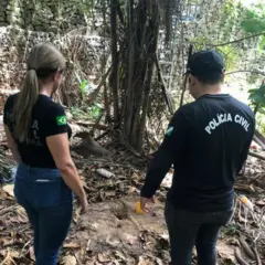 Policiais encontraram cemitério coletivo em Pricumã, zona oeste de Boa Vista, no início de 2025