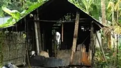 ফাইল ছবি: গত বছর ব্রাহ্মণবাড়িয়ার নাসিরনগরের হিন্দু পল্লীতে হামলা হয়