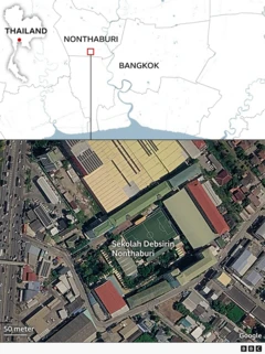 Lokasi sekolah.