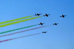 ၂၀၂၃ ခုနှစ်က စစ်တပ်ကတပ်မတော်နေ့ လေယာဉ်တွေပြသတဲ့မြင်ကွင်း