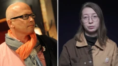 Валерий Панюшкин и Анастасия Голубева