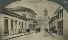 Rua do Rosário, atual Rua 15 de Novembro, em 1880