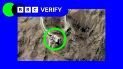 صورة التقطها القمر الصناعي تُظهر مداخل النفق