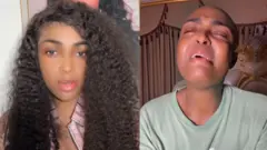 Blessing CEO wọ ẹwu ti irun ori rẹ to gun bo mọlẹ ati foto to ṣafihan bi Blessing ṣe n sunkun