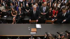 Robert Mueller testificando ante el Comité Judicial de la Cámara de Representantes, el 24 de julio de 2019.